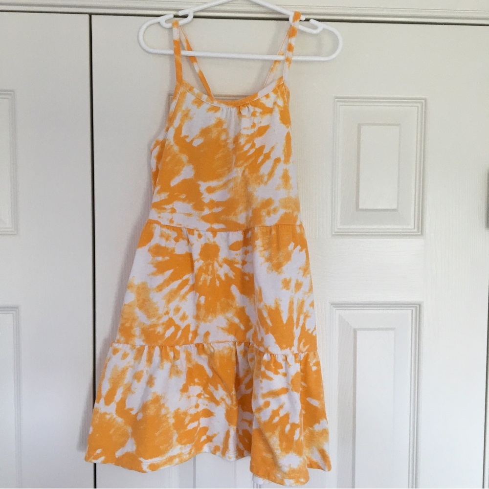Cat & Jack Tye-Dye Tiered Dress, Size Small